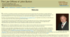 Desktop Screenshot of johnburtonlaw.com
